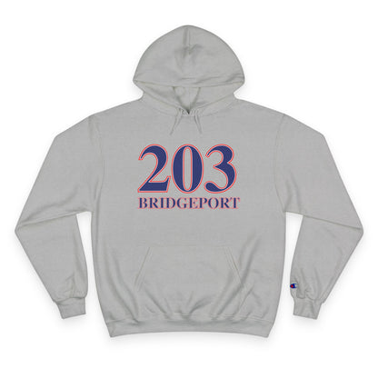 203 Bridgeport Red, White & Blue Champion Hoodie
