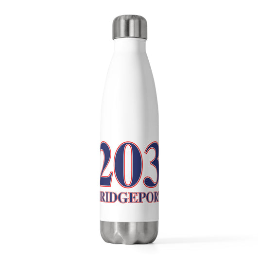 203 Bridgeport Red White & Blue 20oz Insulated Bottle