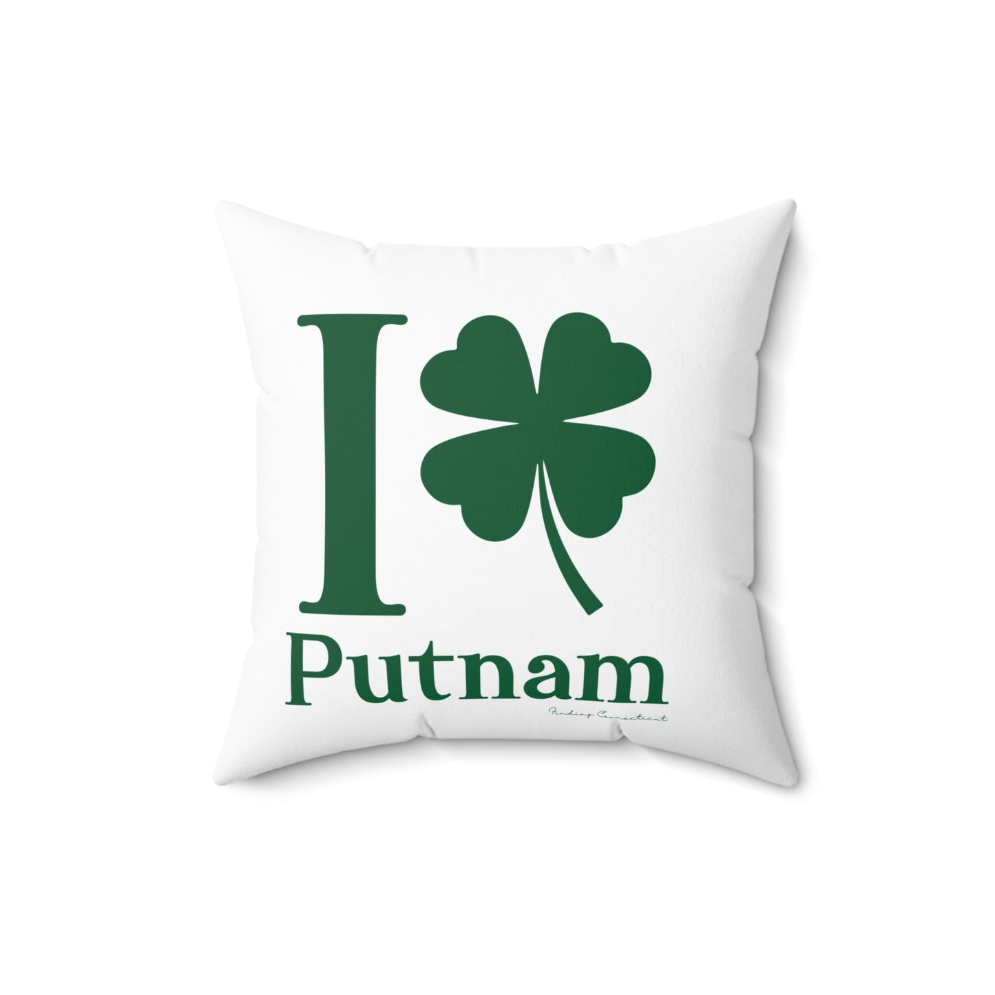 I Clover Putnam Spun Polyester Square Pillow