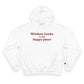 Windsor Locks is My Happy Place Champion Hoodie