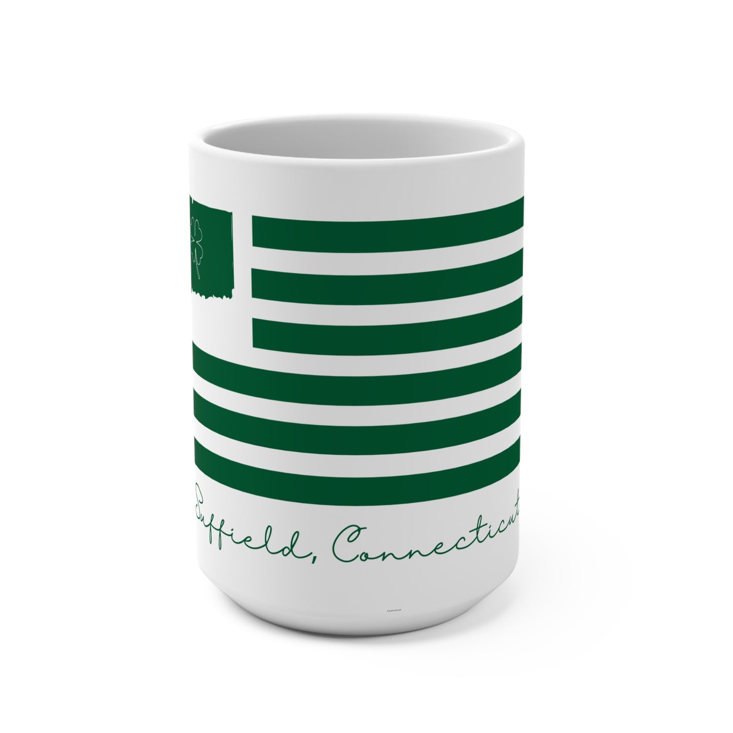 Suffield Connecticut St. Patrick’s Day Flag Mug 15oz