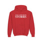 Just a kid from Storrs Youth Heavy Blend Hooded Sweatshirt