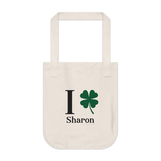 I Clover Sharon Organic Canvas Tote Bag