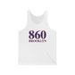 860 Brooklyn Red White & Blue Unisex Jersey Tank Top