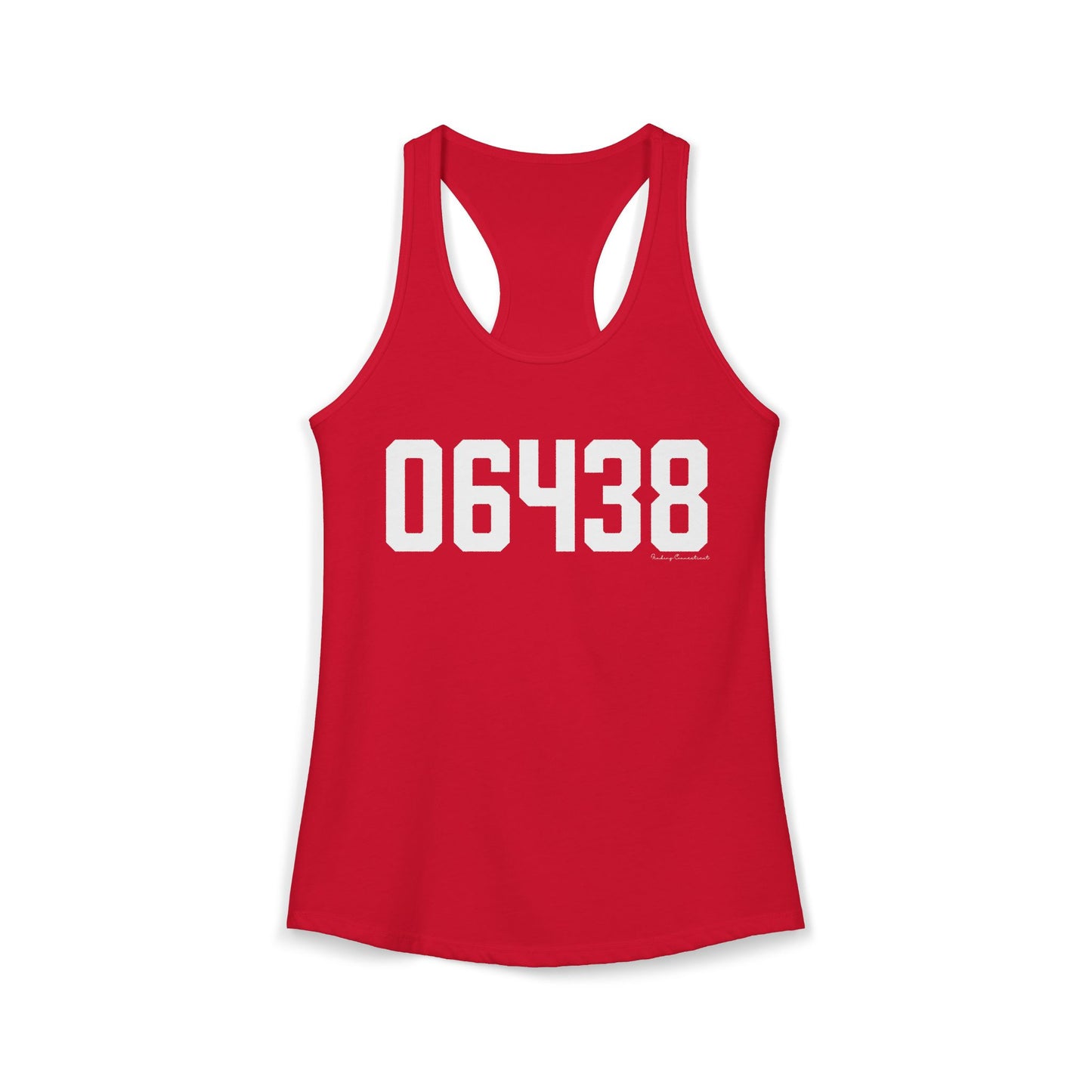 06438 Haddam CT Zip Code Women's Ideal Racerback Tank Top