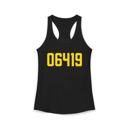06419 Killingworth Connecticut Zip Code Women's Ideal Racerback Tank Top
