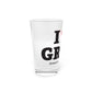 I Heart GRCH Pint Glass, 16oz