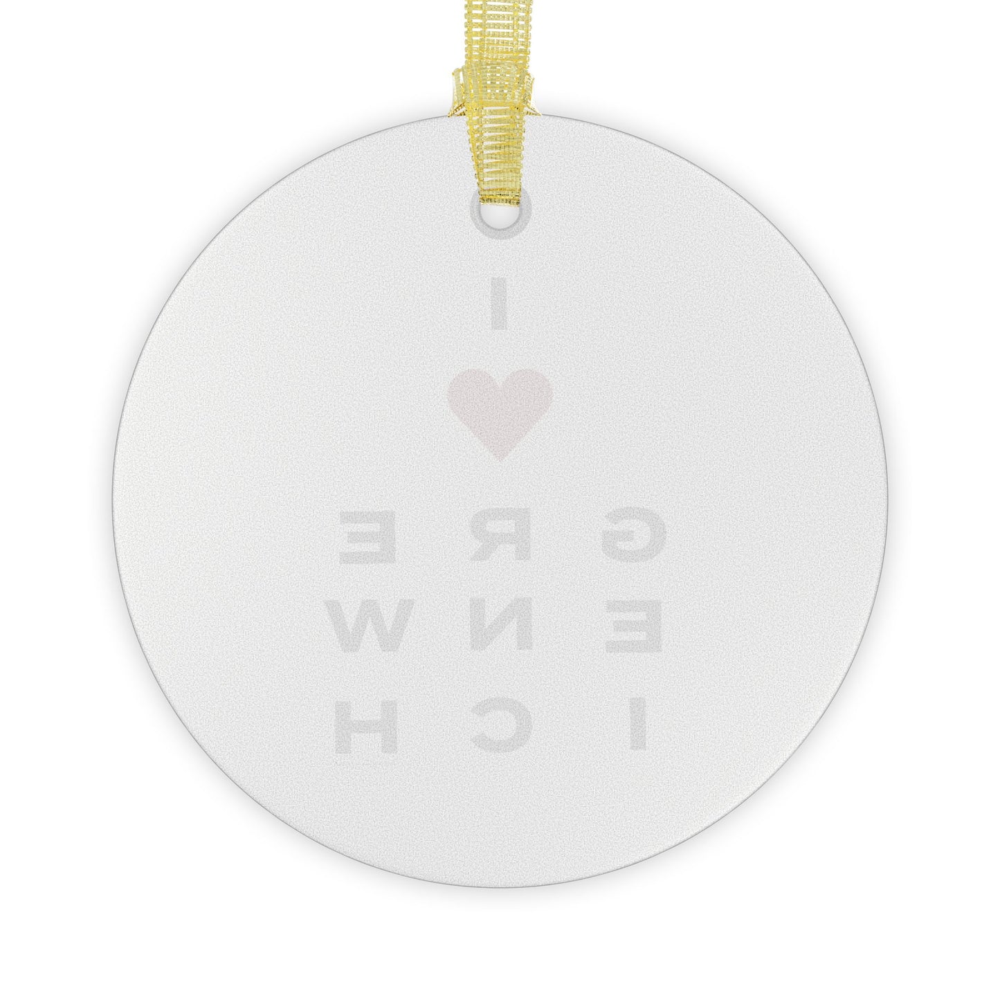 Greenwich Vision Glass Ornaments