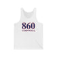 860 Cornwall Red White & Blue Unisex Jersey Tank Top
