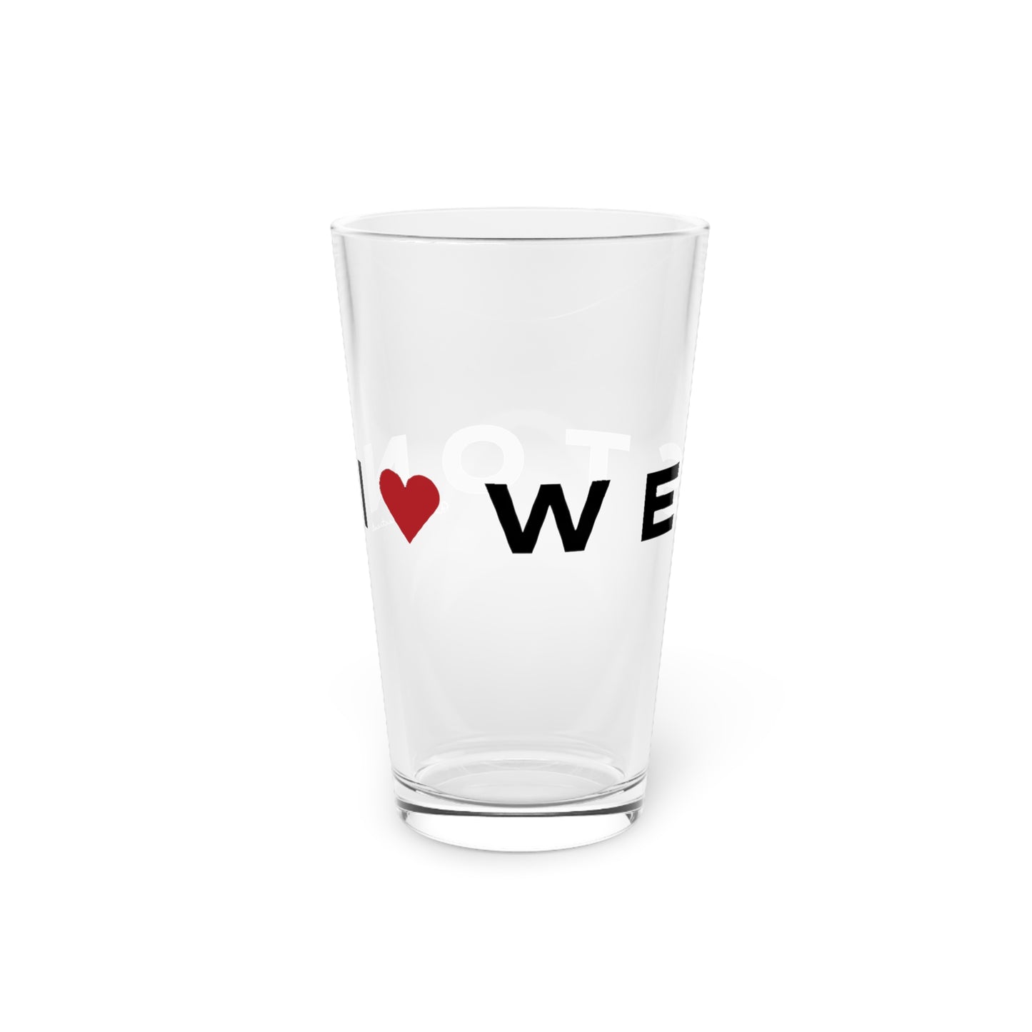 Weston Vision Pint Glass, 16oz