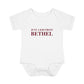 Just a kid from Bethel Infant Baby Rib Bodysuit