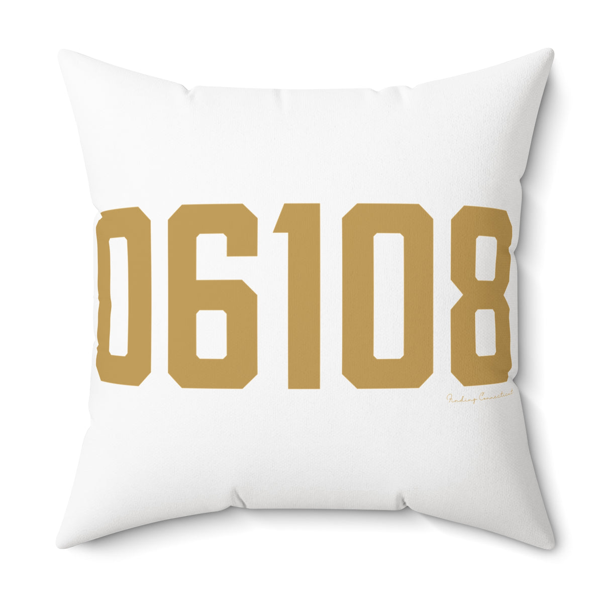 06108 East Hartford Connecticut Zip Code Polyester Square Pillow