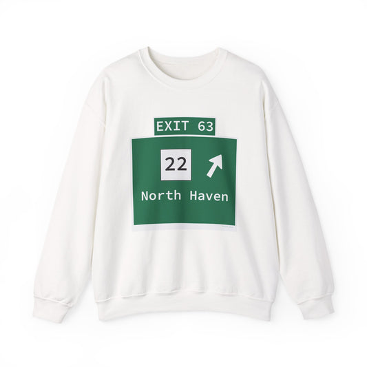 Vintage WCP Exit 63 Sign Unisex Heavy Blend™ Crewneck Sweatshirt