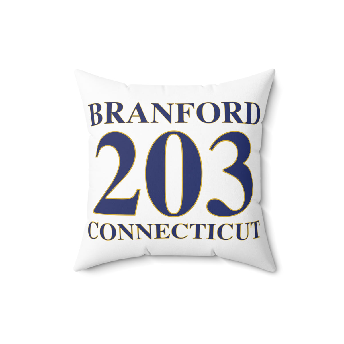 Branford 203 Connecticut Polyester Square Pillow