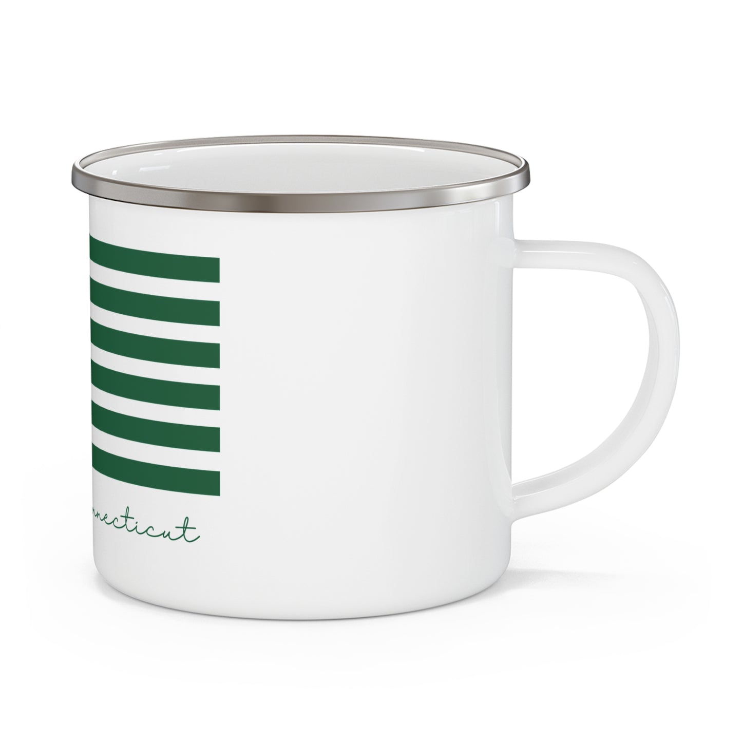 Waterbury Connecticut St. Patrick’s Day Flag Enamel Camping Mug