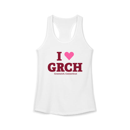 I Heart GRCH Women's Ideal Racerback Tank Top