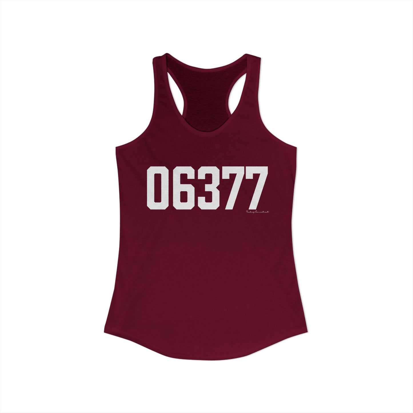 06377 Sterling CT Zip Code Women's Ideal Racerback Tank Top