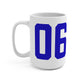 06351 Lisbon Connecticut Zip Code Mug 15oz