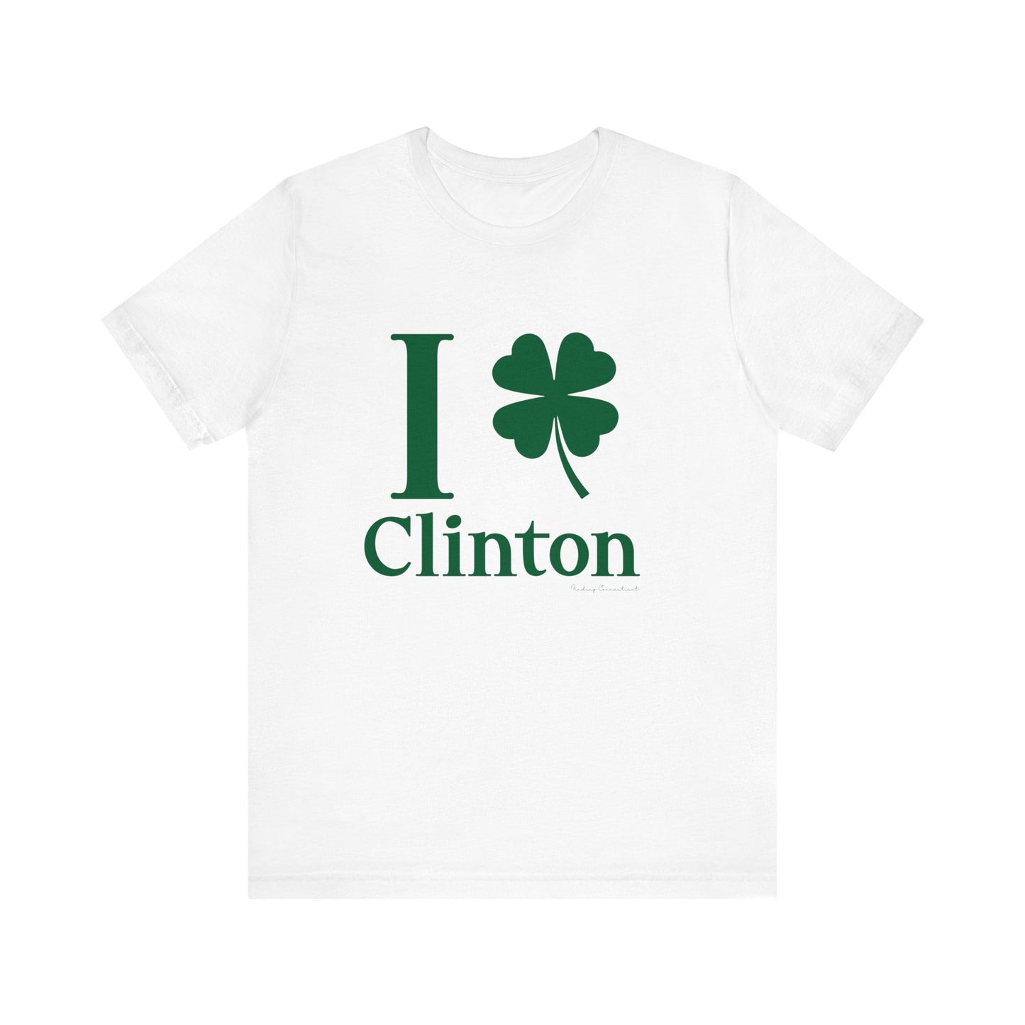 I Clover Clinton Unisex Jersey Short Sleeve Tee