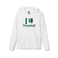 I Clover Trumbull (Green) adidas® Unisex Fleece Hoodie