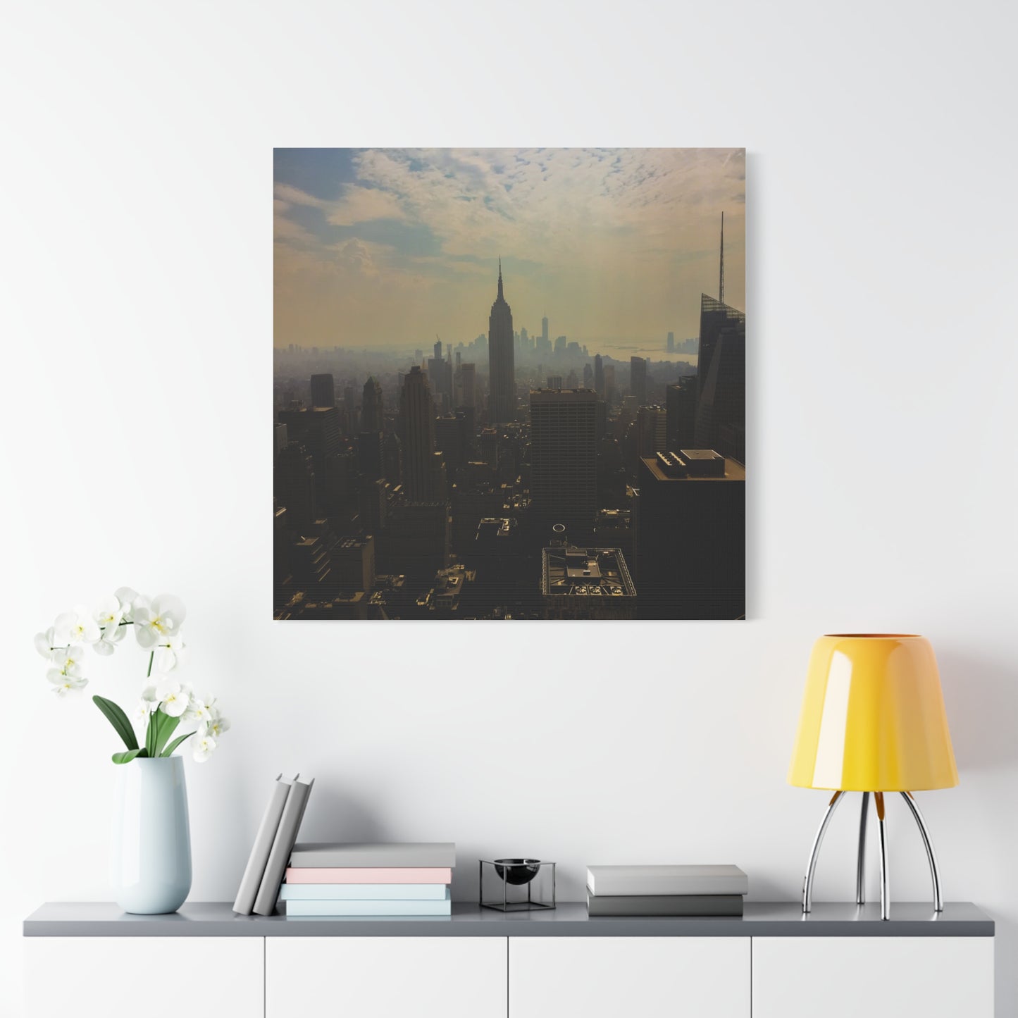 NYC Skyline Matte Canvas, Stretched, 1.25"