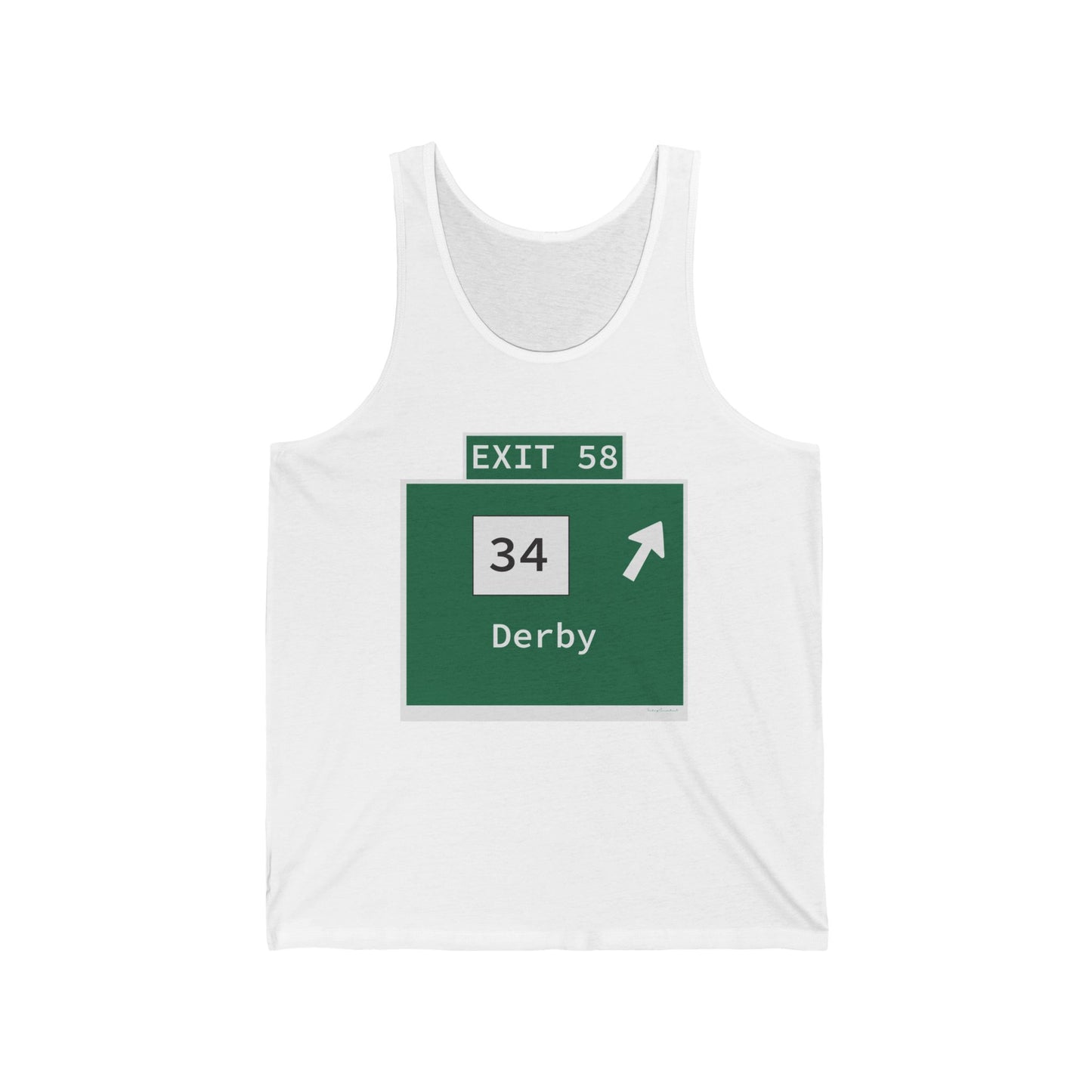 Vintage WCP Exit 58 Sign Unisex Jersey Tank Top