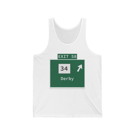 Vintage WCP Exit 58 Sign Unisex Jersey Tank Top