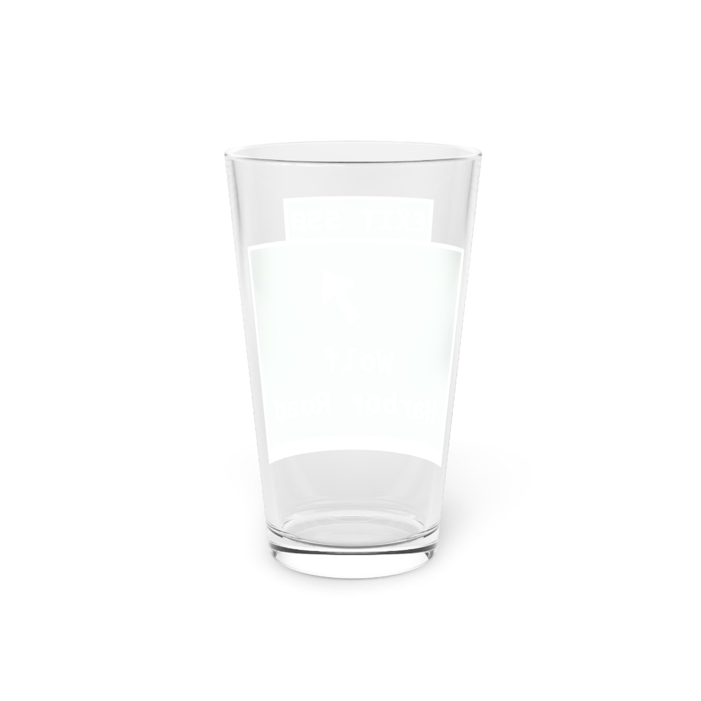 Vintage WCP Exit 55B Sign Pint Glass, 16oz
