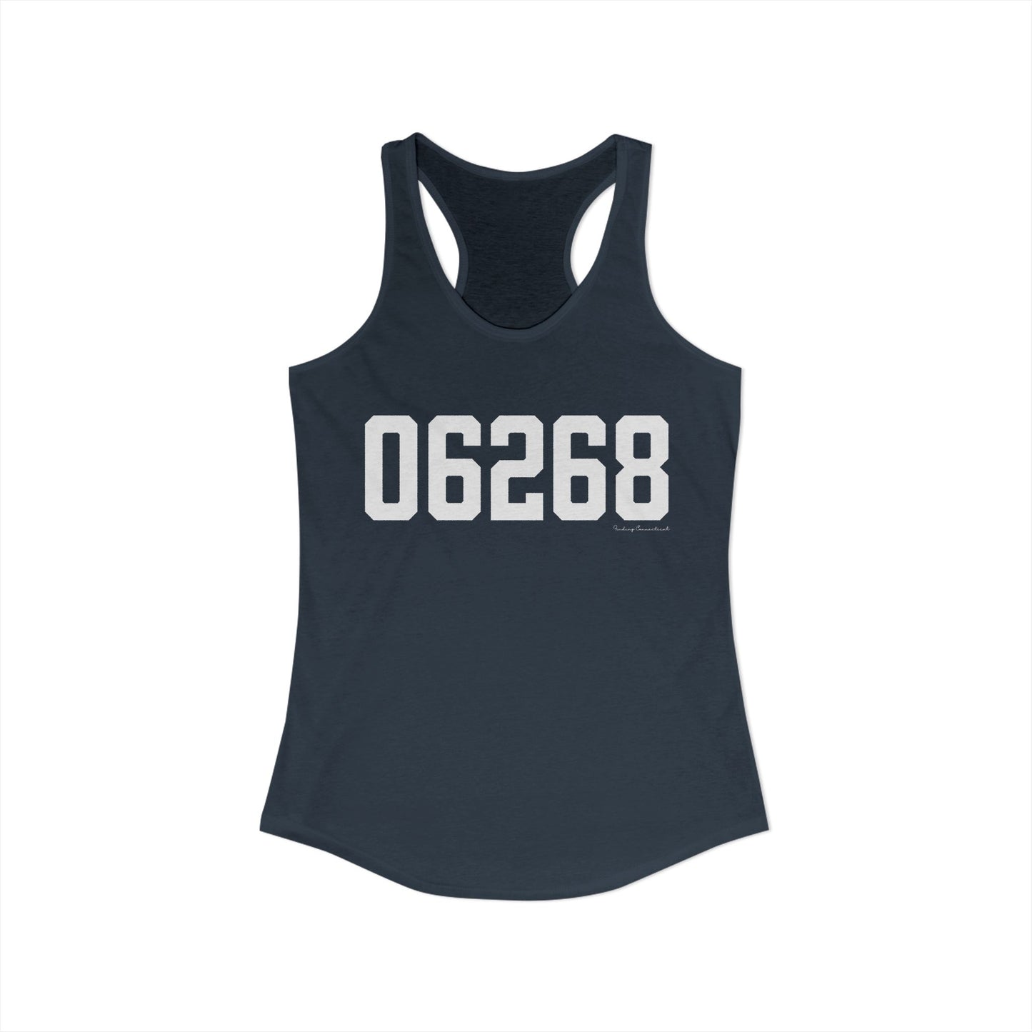 06268 Storrs CT Zip Code Women's Ideal Racerback Tank