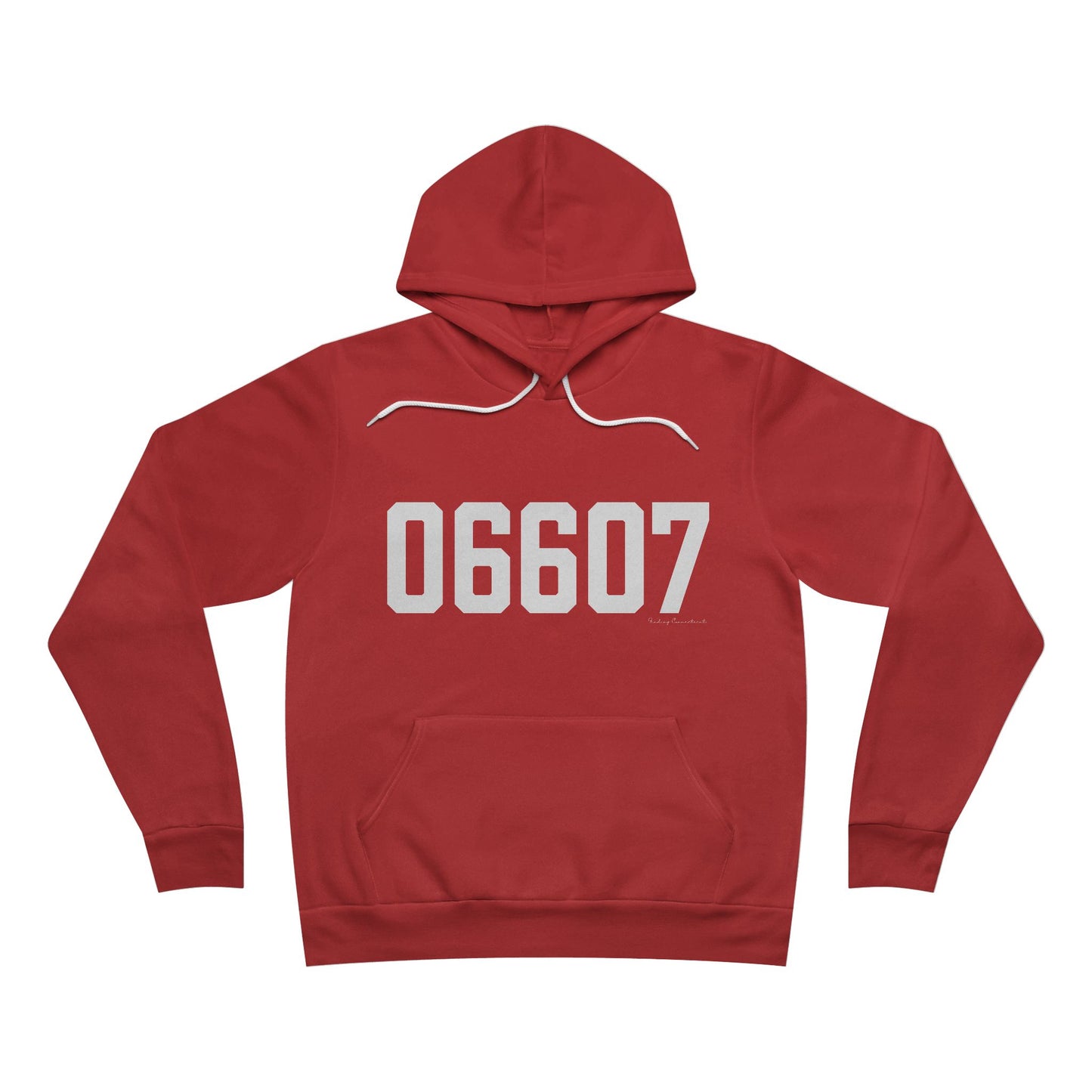 06607 Bridgeport CT Zip Code Unisex Sponge Fleece Pullover Hoodie Sweatshirt