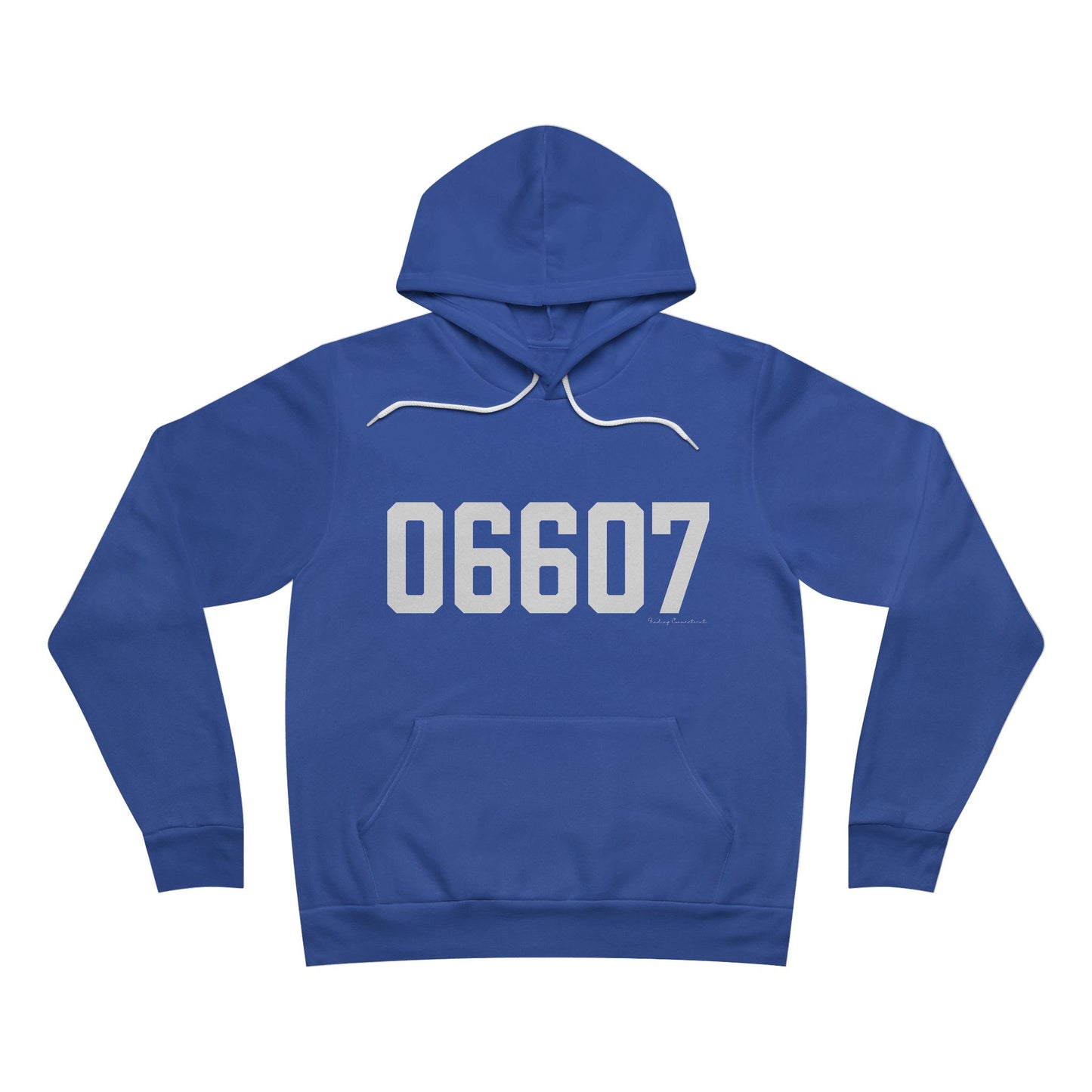 06607 Bridgeport CT Zip Code Unisex Sponge Fleece Pullover Hoodie Sweatshirt