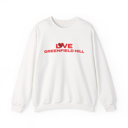 Love Greenfield Hill Unisex Heavy Blend™ Crewneck Sweatshirt