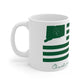 Cheshire Connecticut St. Patrick’s Day Flag Mug 11oz