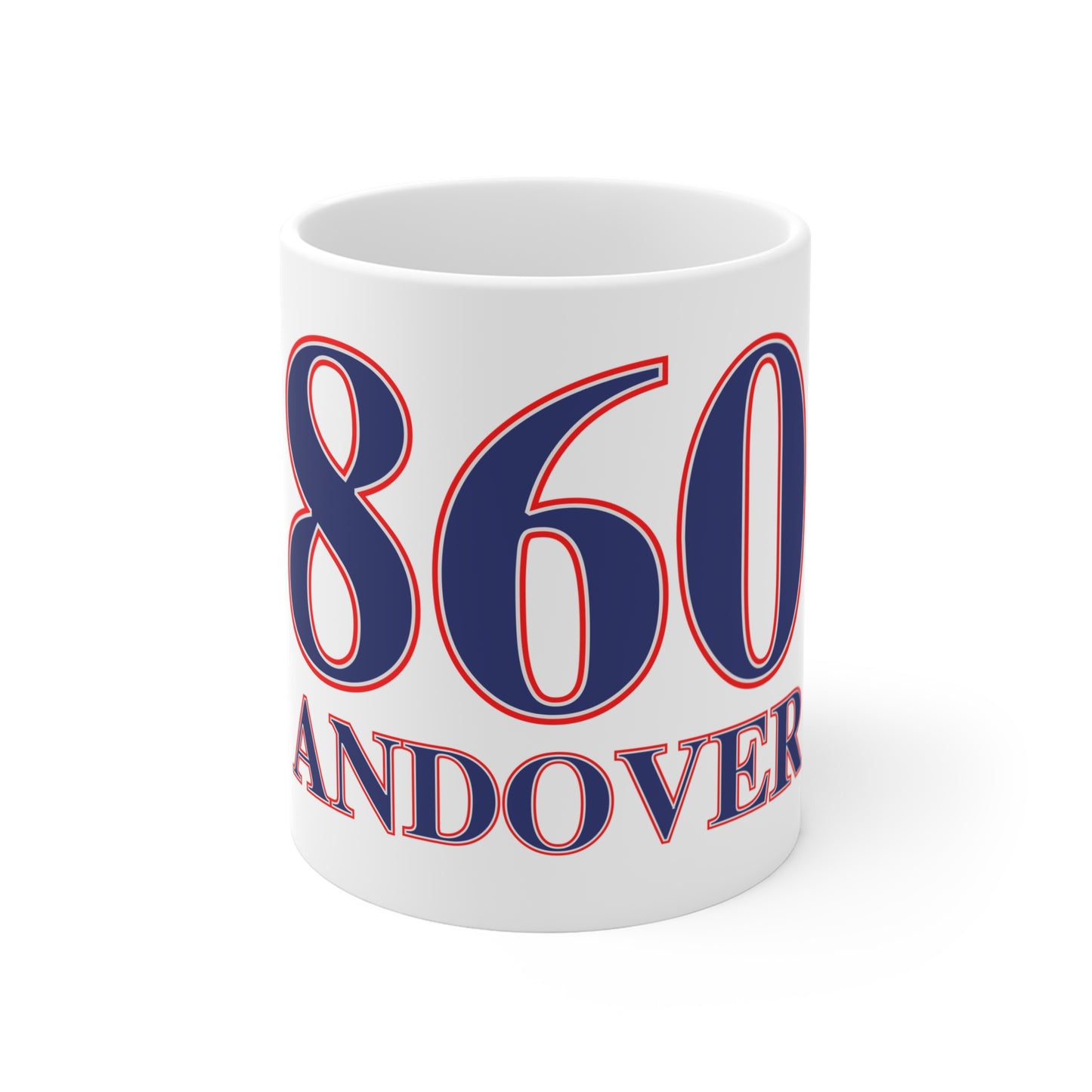 860 Andover Red, White & Blue Mug 11oz