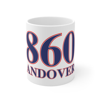 860 Andover Red, White & Blue Mug 11oz