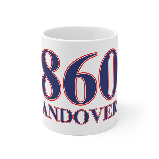 860 Andover Red, White & Blue Mug 11oz