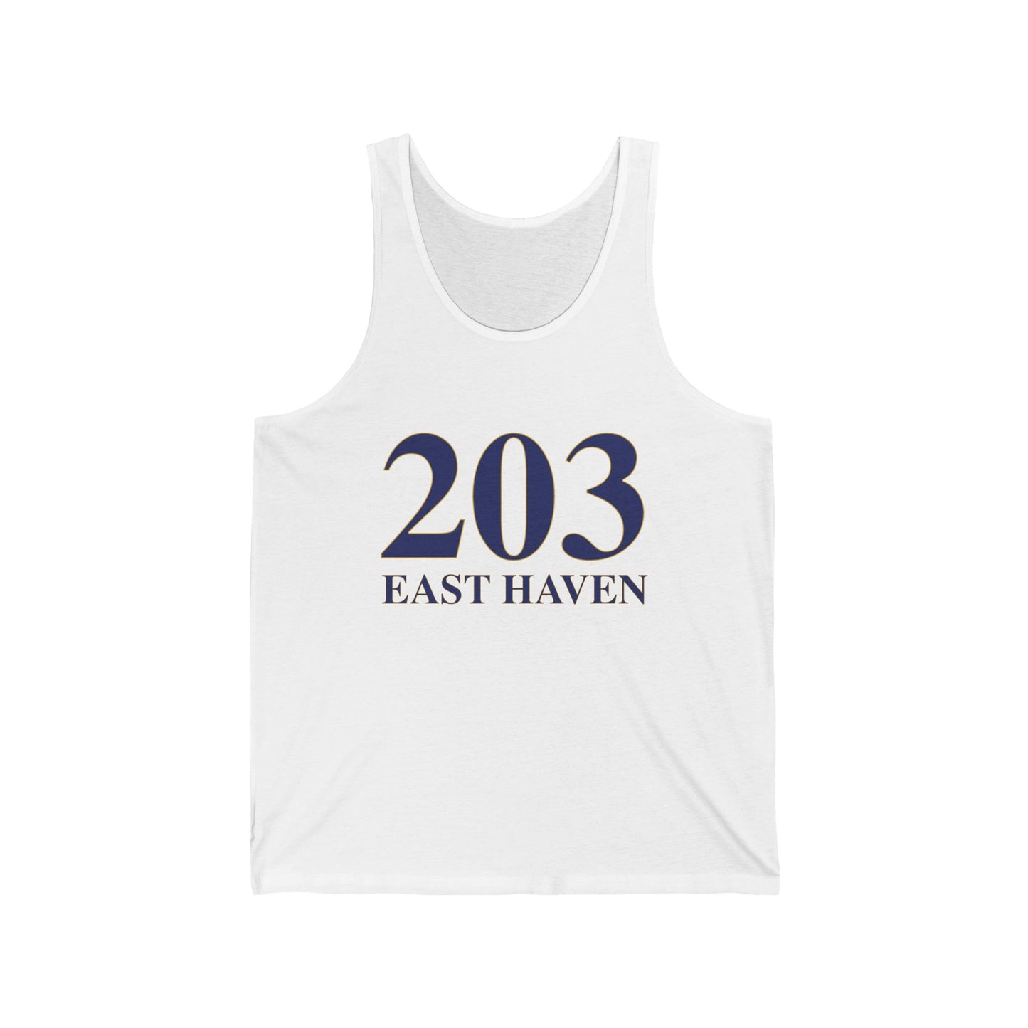 203 East Haven Unisex Jersey Tank