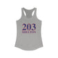 203 Shelton Red White & Blue Women's Ideal Racerback Tank Top