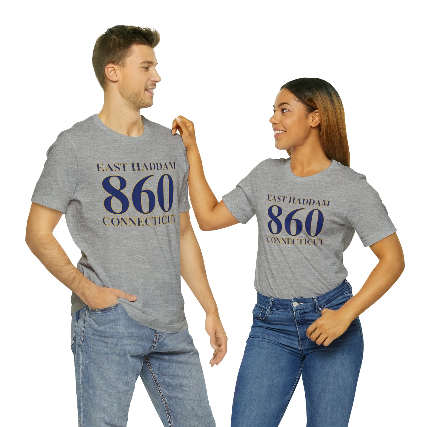 East Haddam 860 Connecticut Unisex Jersey Short Sleeve Tee