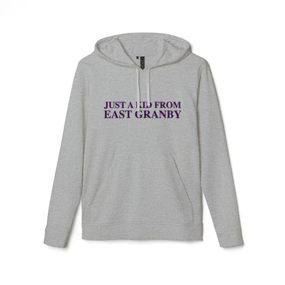 Just a kid from East Granby adidas Unisex Fleece Hoodie