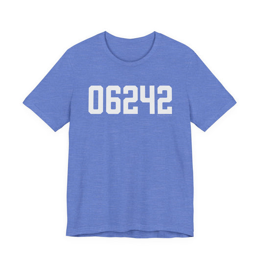 06242 Eastford CT Zip Code Unisex Jersey Short Sleeve T-Shirt