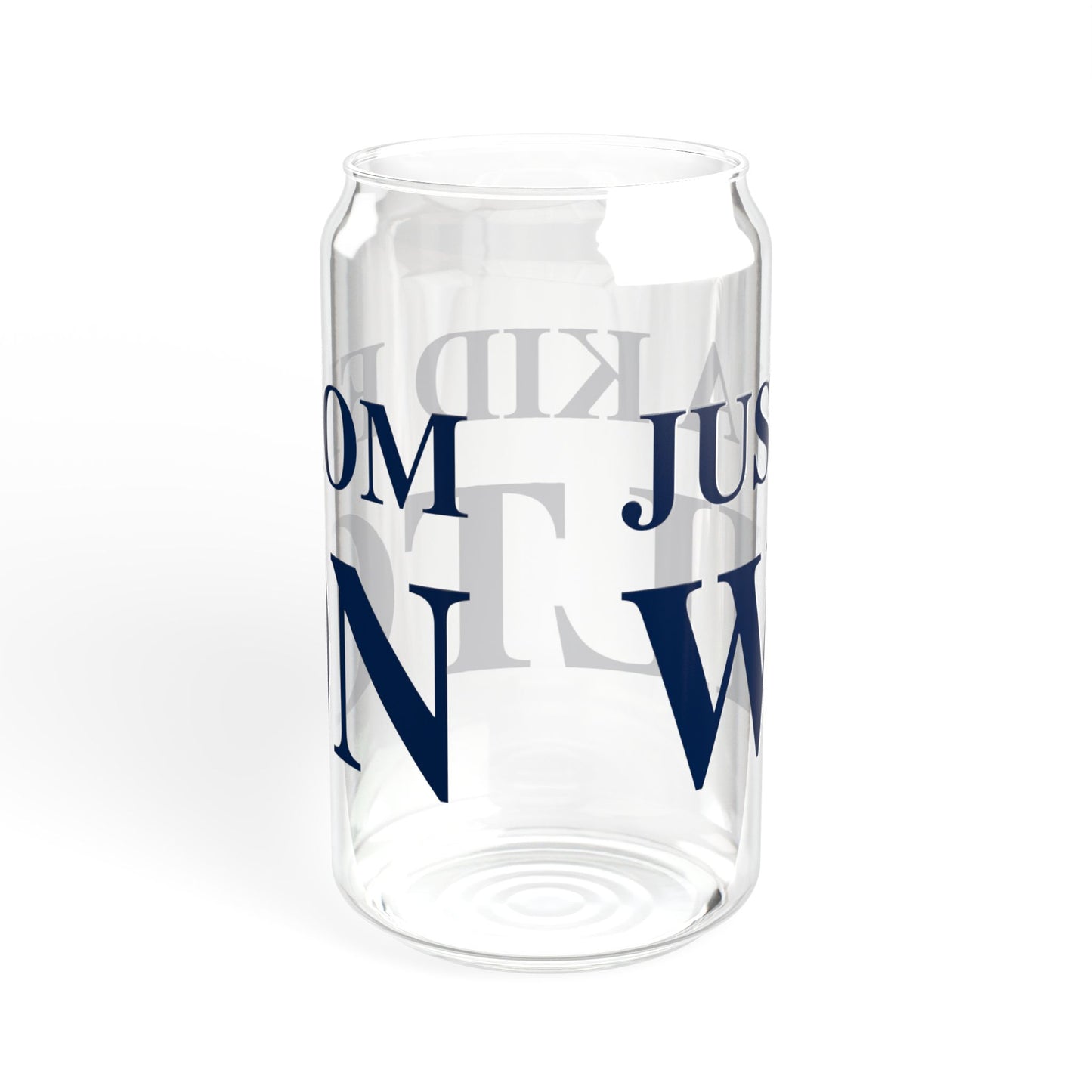 Just a kid from Wilton Sipper Glass, 16oz