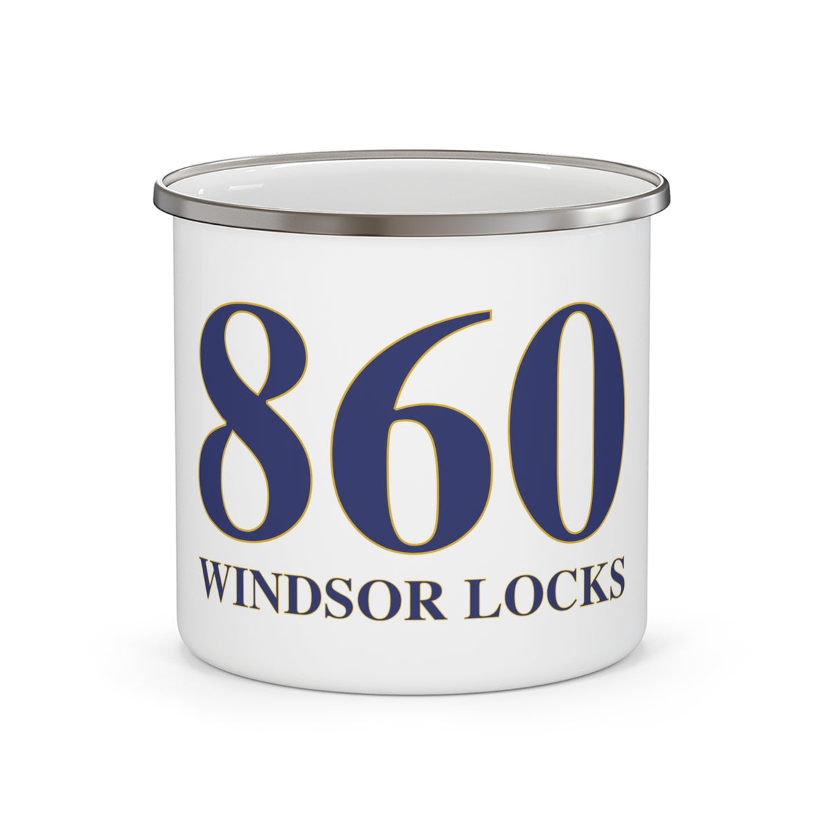 860 Windsor Locks Enamel Camping Mug