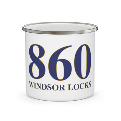 860 Windsor Locks Enamel Camping Mug