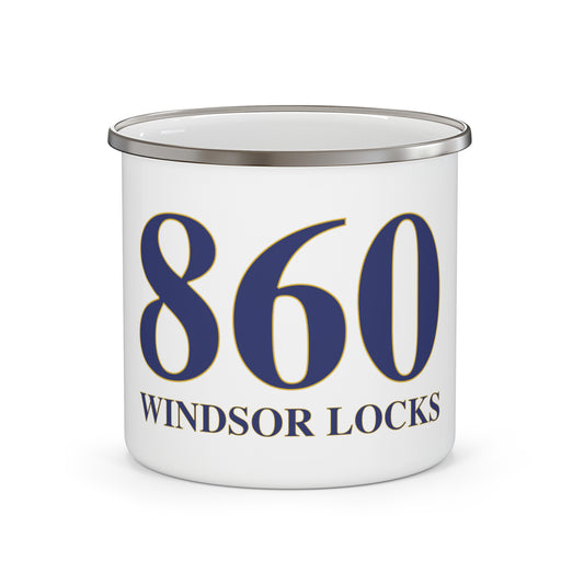 860 Windsor Locks Enamel Camping Mug