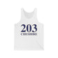 203 Cheshire Unisex Jersey Tank