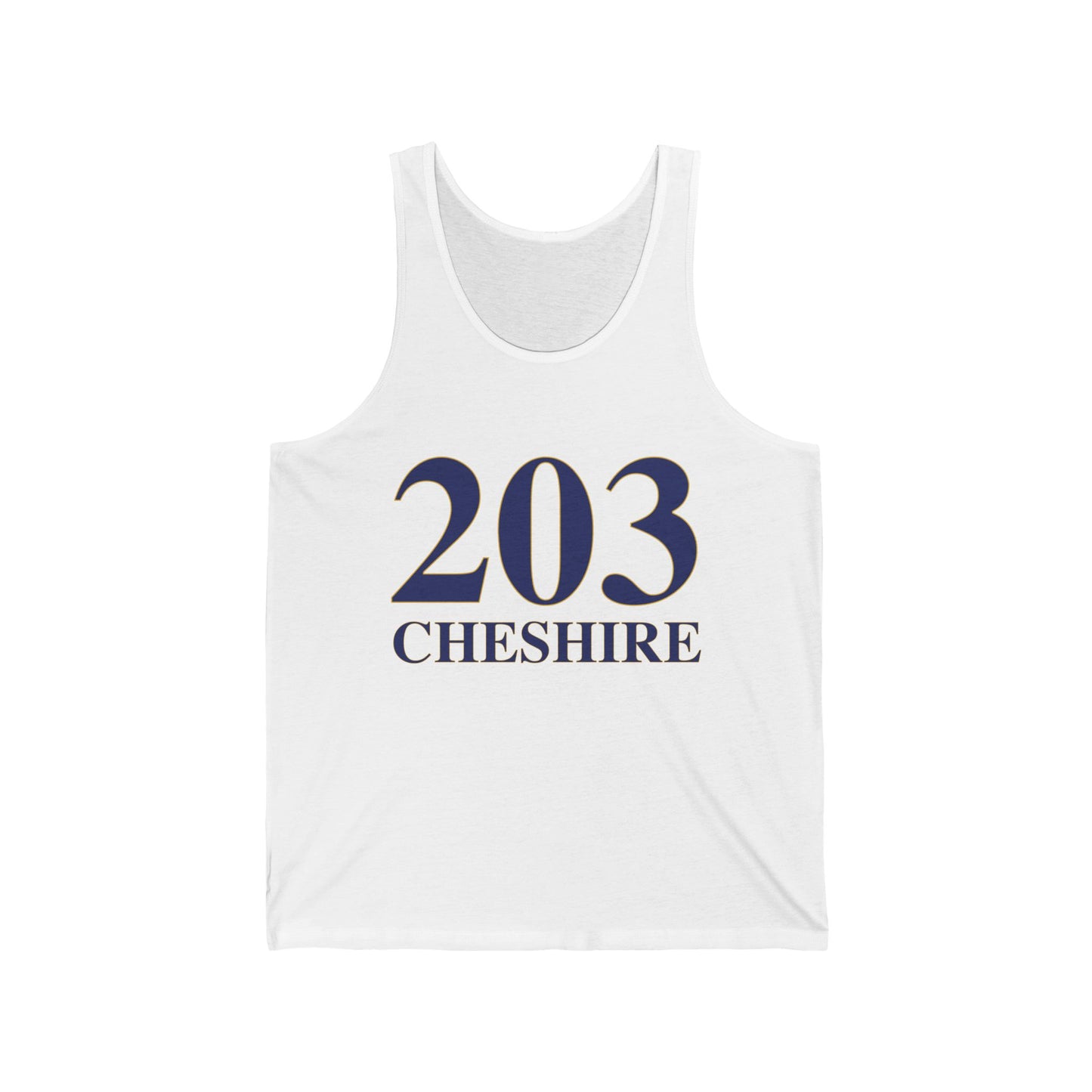 203 Cheshire Unisex Jersey Tank