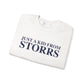 Just a kid from Storrs Unisex Heavy Blend™ Crewneck Sweatshirt
