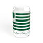 Burlington Connecticut St. Patrick’s Day Flag Sipper Glass, 16oz