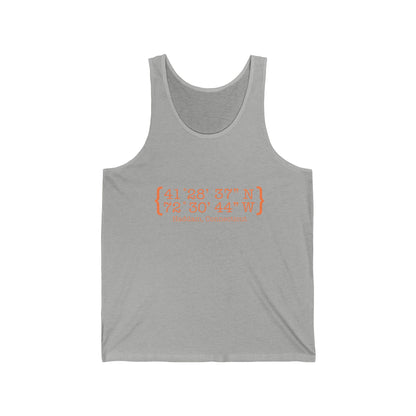 Haddam Coordinates Unisex Jersey Tank